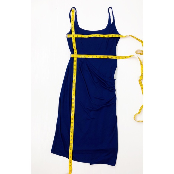 💜BCBGMAXAZRIA Royal Blue Cocktail Dress NWOT - Picture 7 of 8